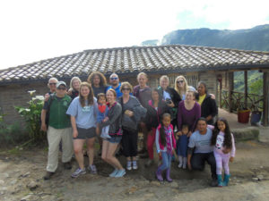 Group photo In Ecuador